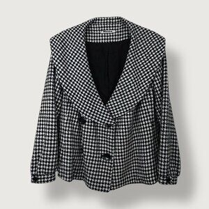 Vintage | Nygard Collection | M | Blazer | Houndstooth | Classic | Minimalist